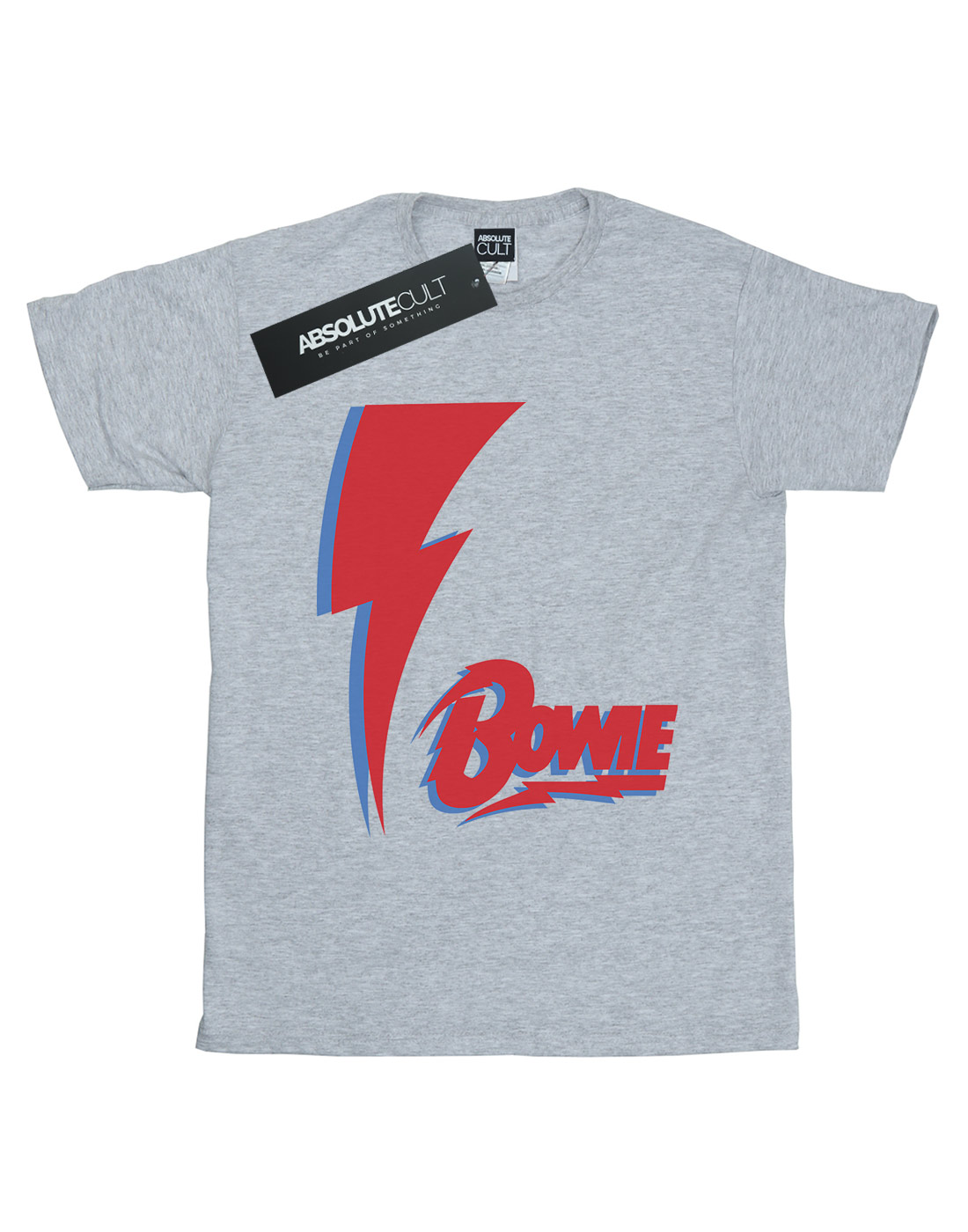 David Bowie Girls Red Bolt T-Shirt - Picture 7 of 9