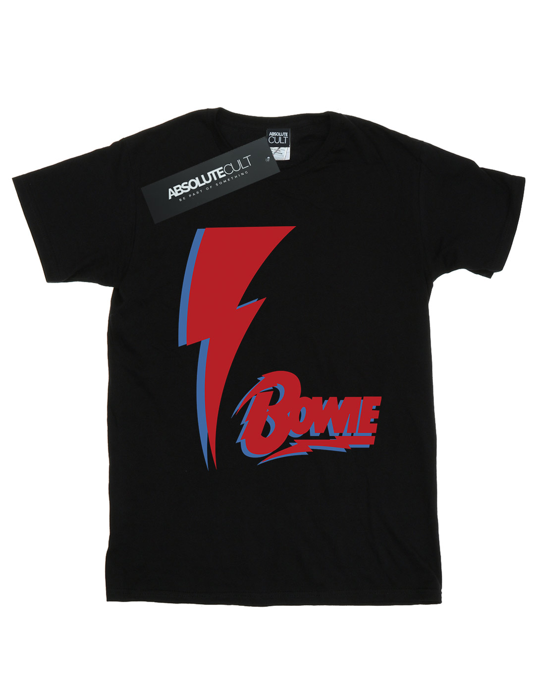 David Bowie Girls Red Bolt T-Shirt - Picture 5 of 9