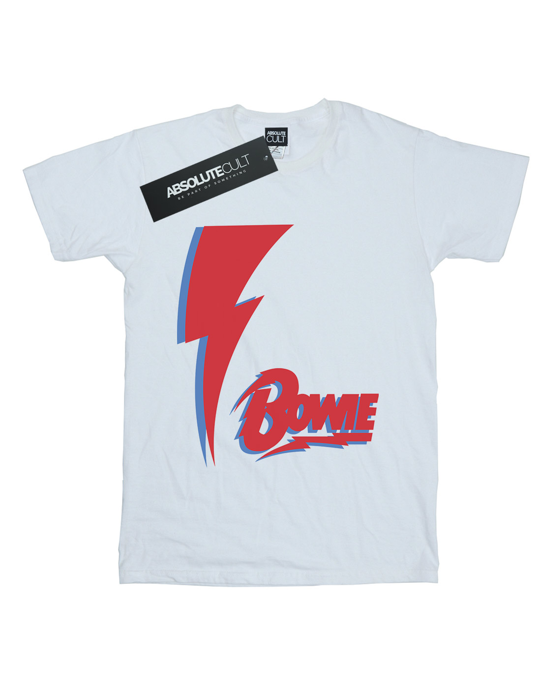 David Bowie Girls Red Bolt T-Shirt - Picture 9 of 9