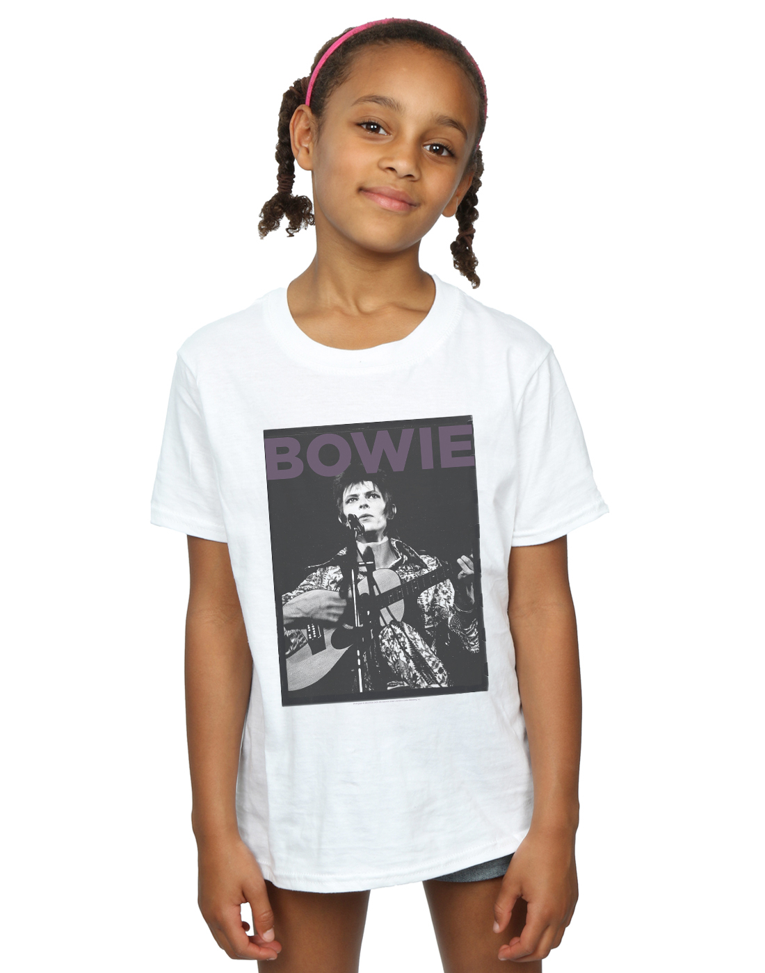 David Bowie Girls Rock Poster T-Shirt - Picture 8 of 9