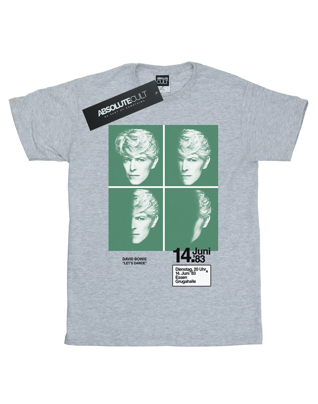 David Bowie Girls 1983 Concert Poster T-Shirt - Picture 5 of 7