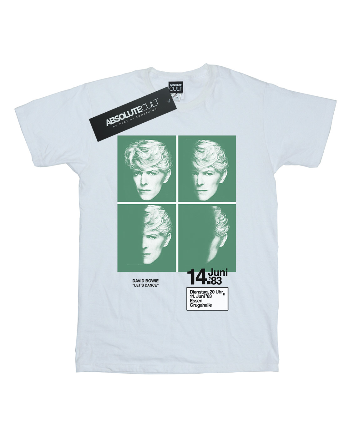 David Bowie Girls 1983 Concert Poster T-Shirt - Picture 7 of 7