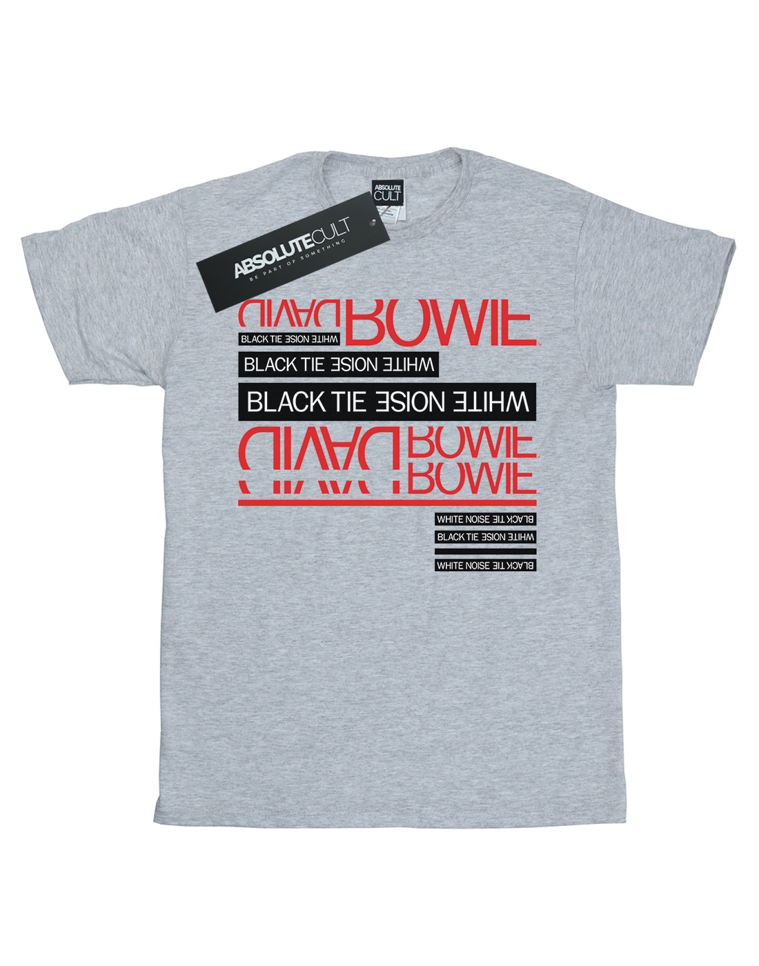 David Bowie Girls Black Tie White Noise T-Shirt - Picture 7 of 9
