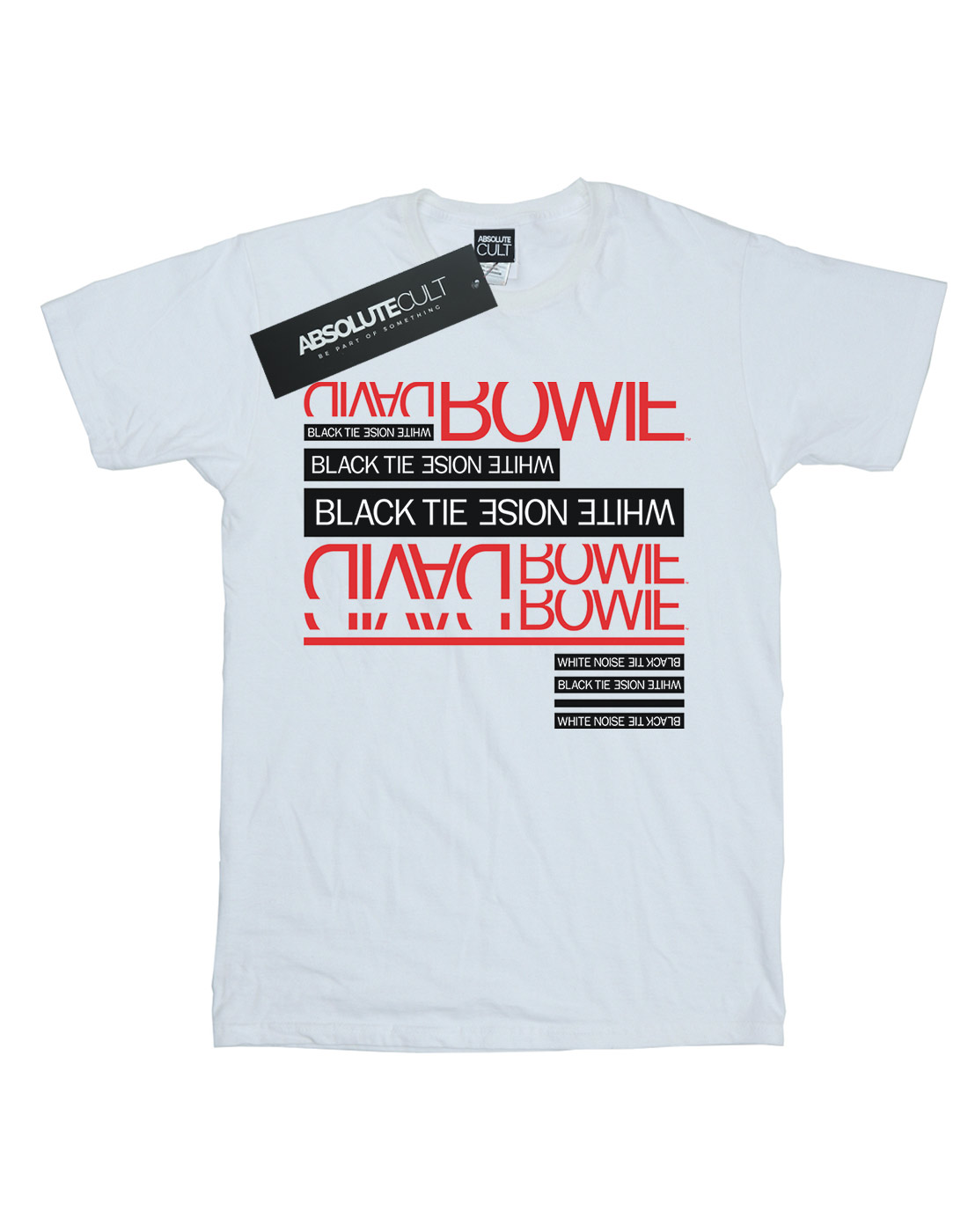 David Bowie Girls Black Tie White Noise T-Shirt - Picture 9 of 9