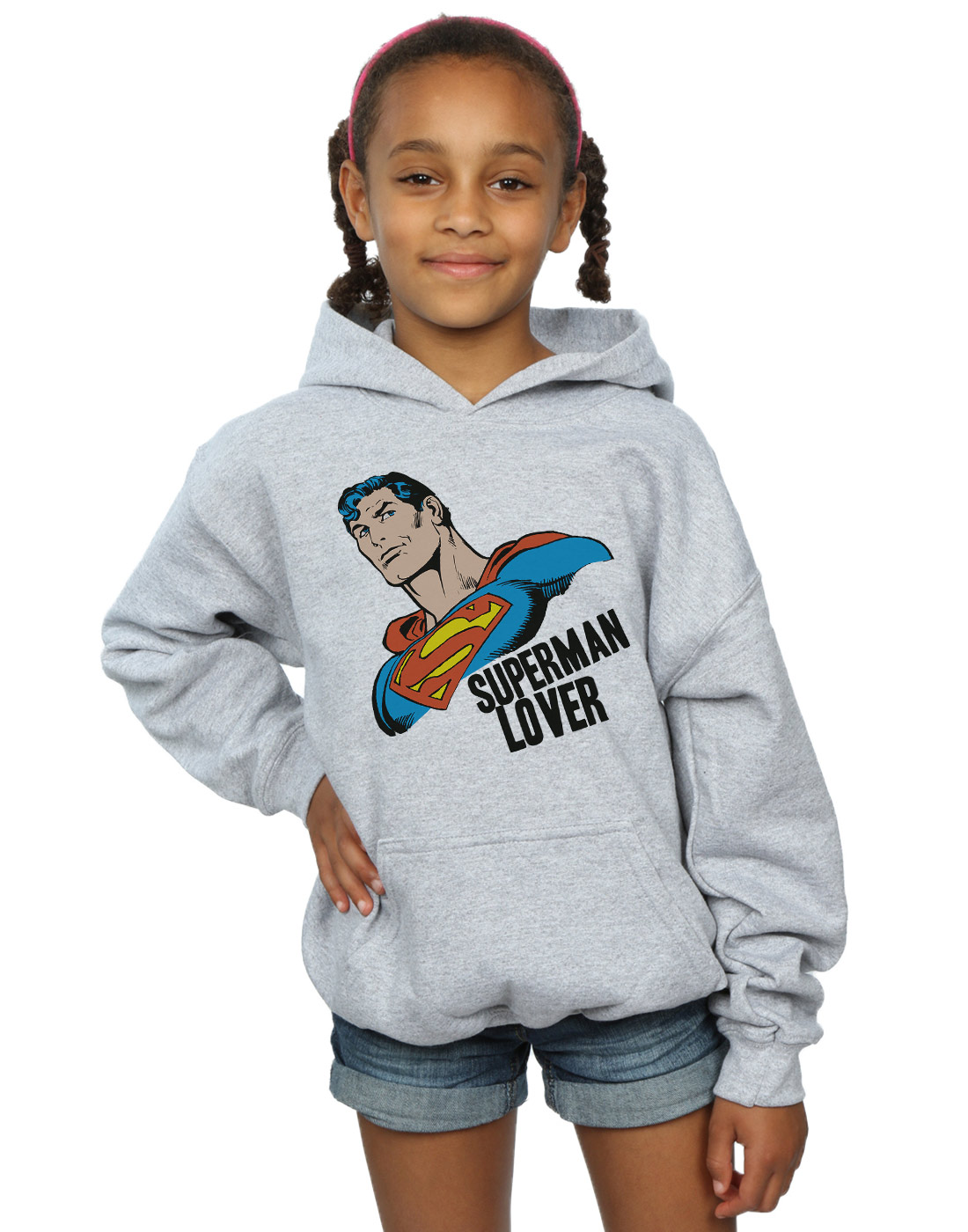 DC Comics Girls Superman Lover Hoodie - Picture 10 of 13