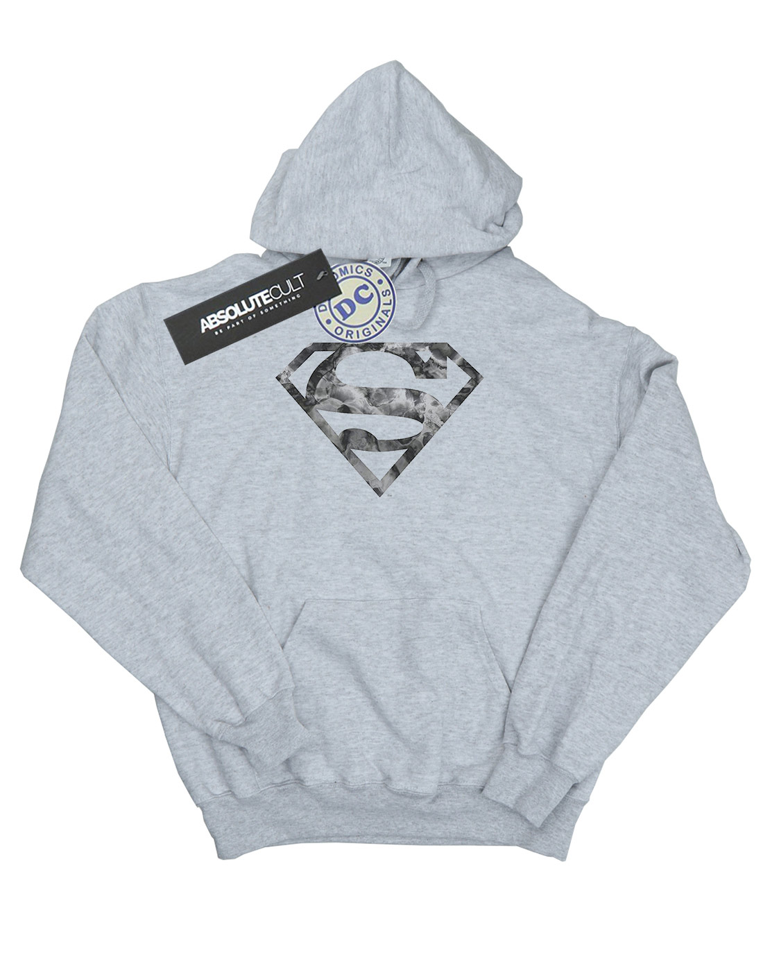 DC Comics Girls Superman Marble Logo Hoodie - Picture 11 of 13