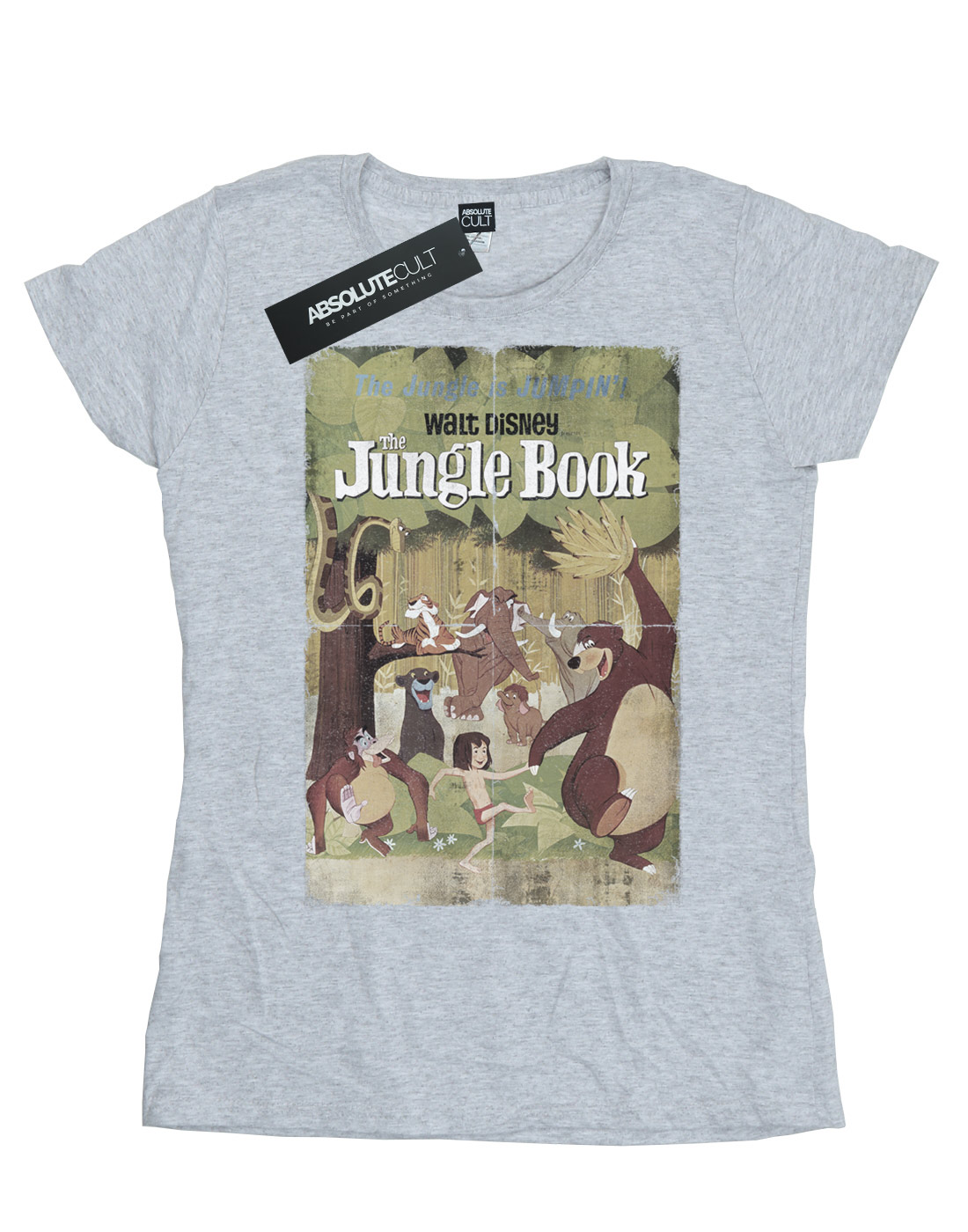 Disney Women's The Jungle Book Retro Poster T-Shirt - Picture 7 of 29
