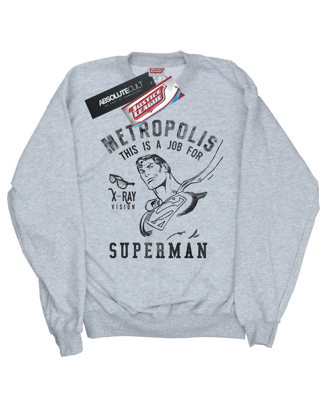 DC Comics Girls Superman X-Ray Sweatshirt - Picture 7 of 21
