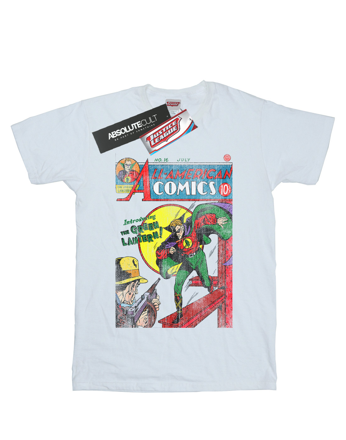 DC Comics Girls Justice League All American Comics Issue 16 Cover T-Shirt - Picture 11 of 13