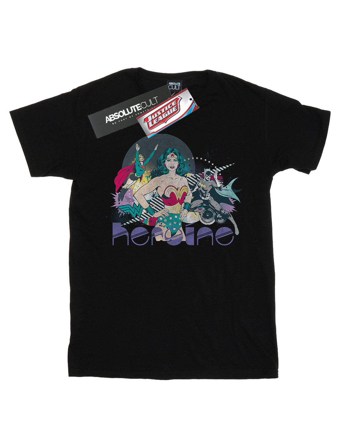 DC Comics Girls Justice League Heroine T-Shirt - Picture 5 of 11