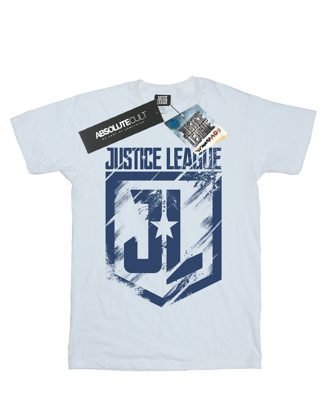 DC Comics Girls Justice League Movie Indigo Logo T-Shirt - Picture 15 of 17