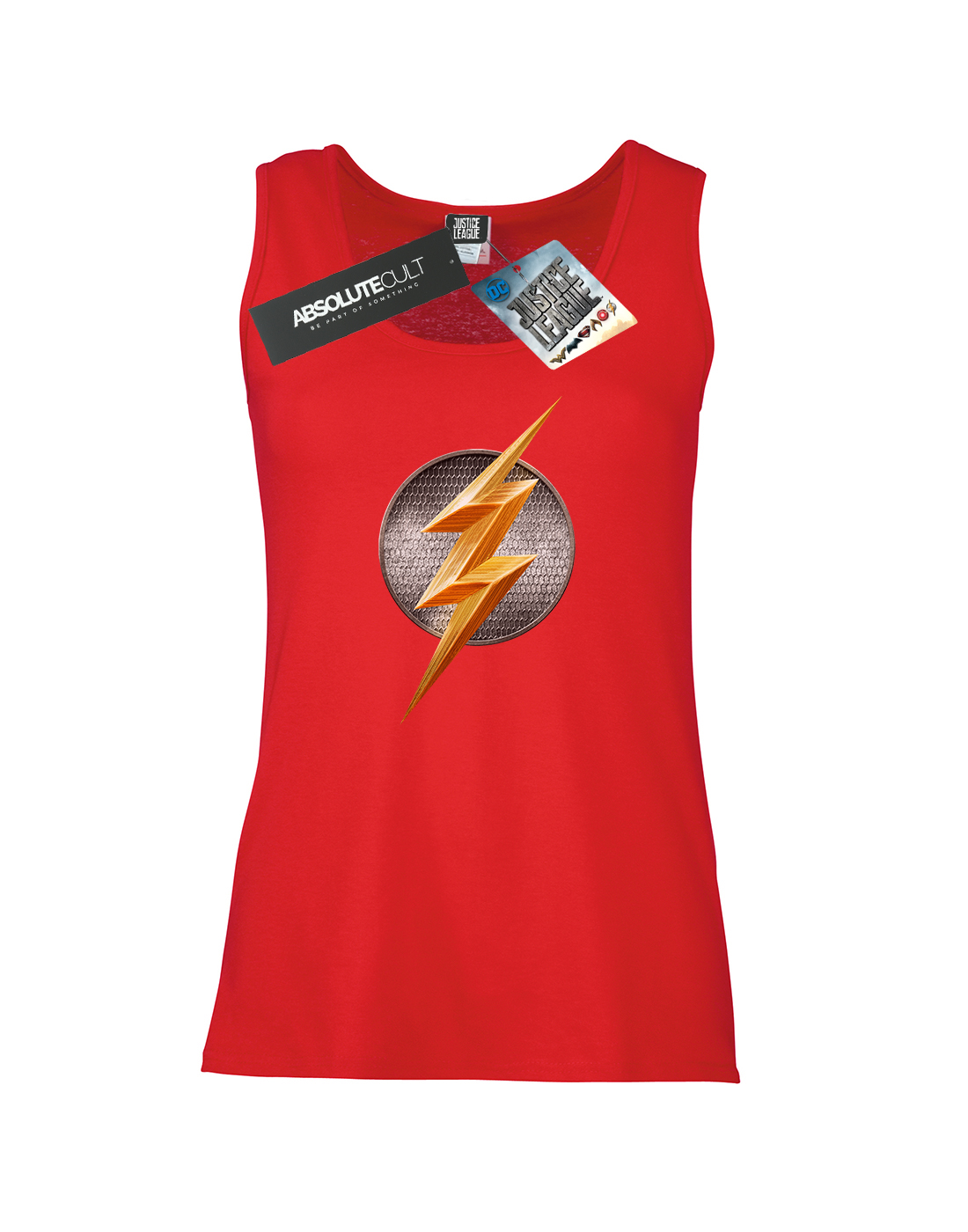 DC Comics Women's Justice League Movie Flash Emblem Vest - Picture 11 of 21
