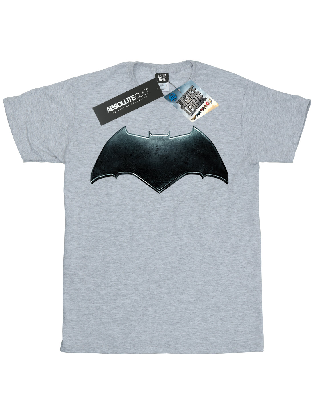 DC Comics Girls Justice League Movie Batman Emblem T-Shirt - Picture 11 of 17