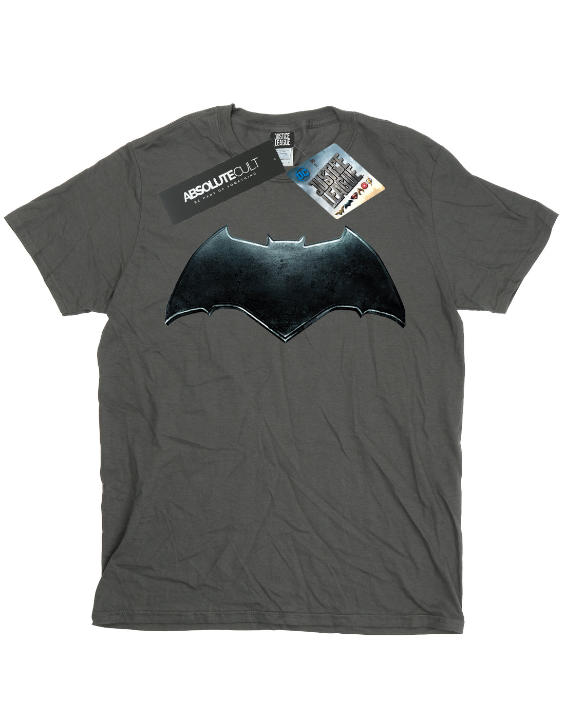 DC Comics Girls Justice League Movie Batman Emblem T-Shirt - Picture 7 of 17