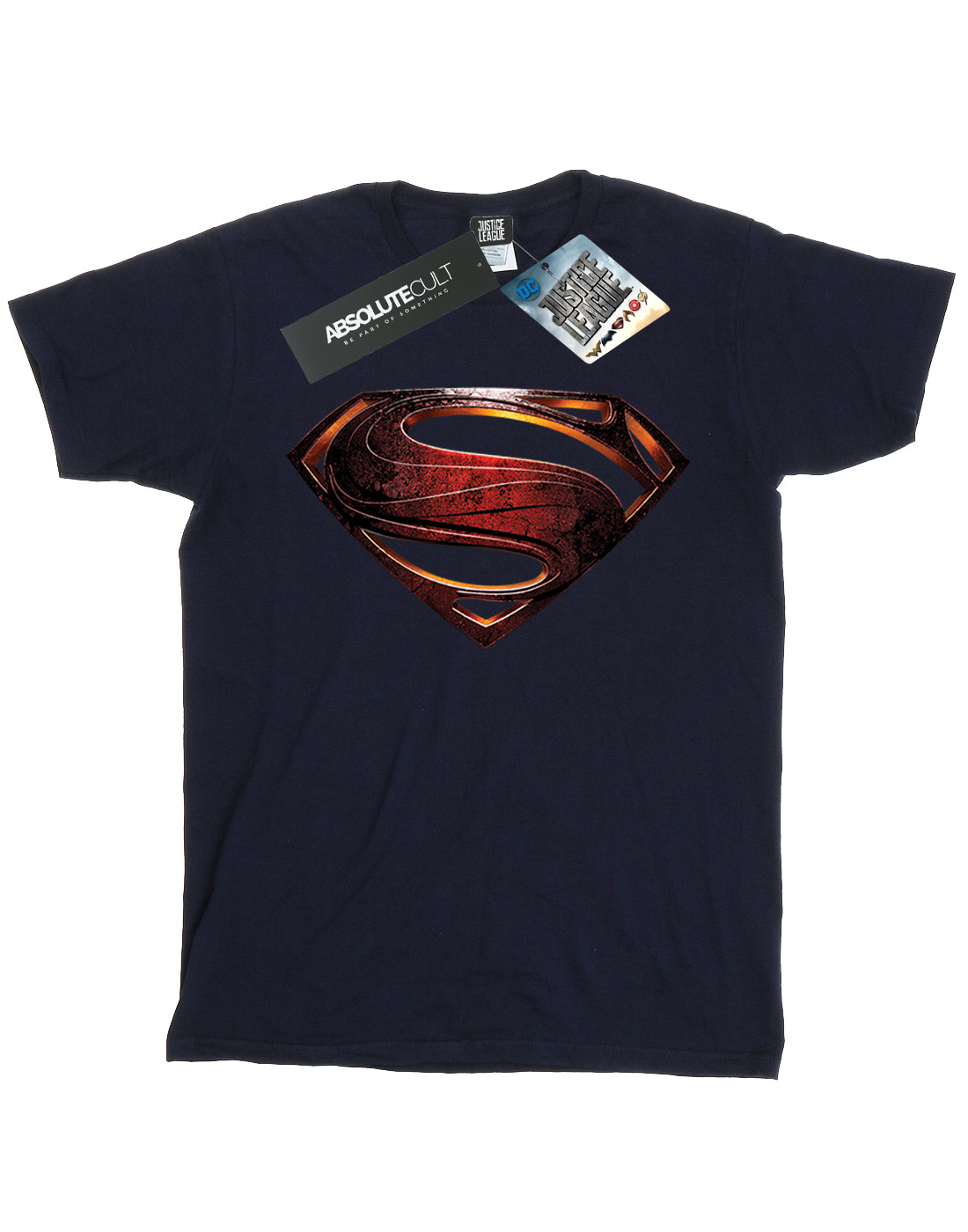 DC Comics Girls Justice League Movie Superman Emblem T-Shirt - Picture 7 of 17