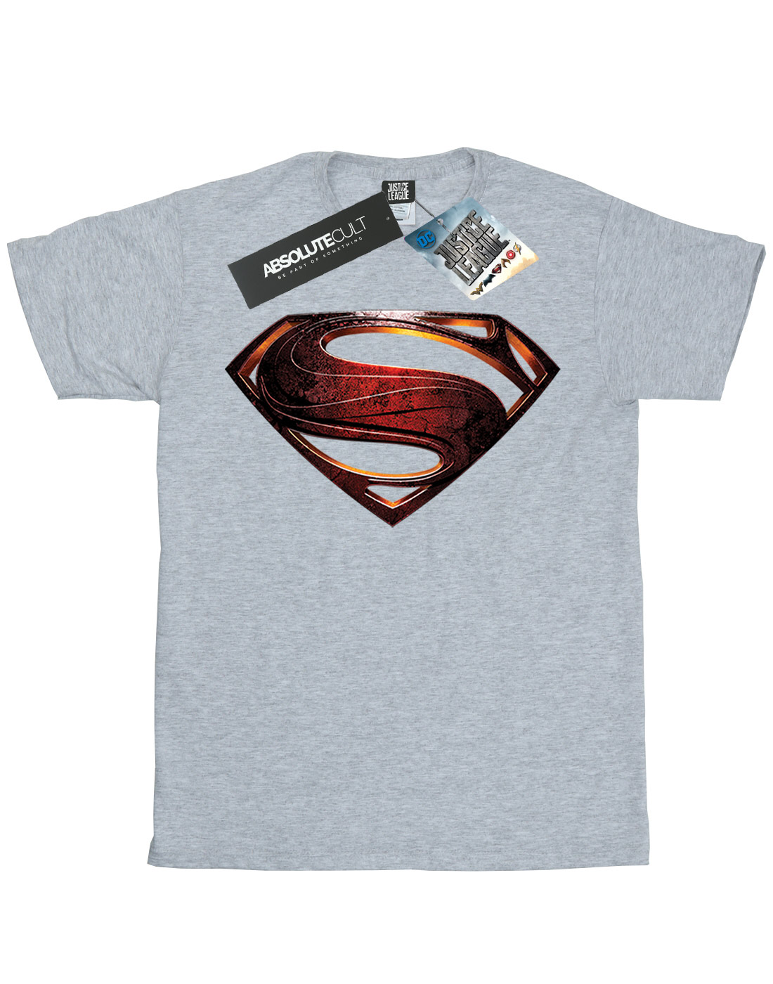 DC Comics Girls Justice League Movie Superman Emblem T-Shirt - Picture 11 of 17