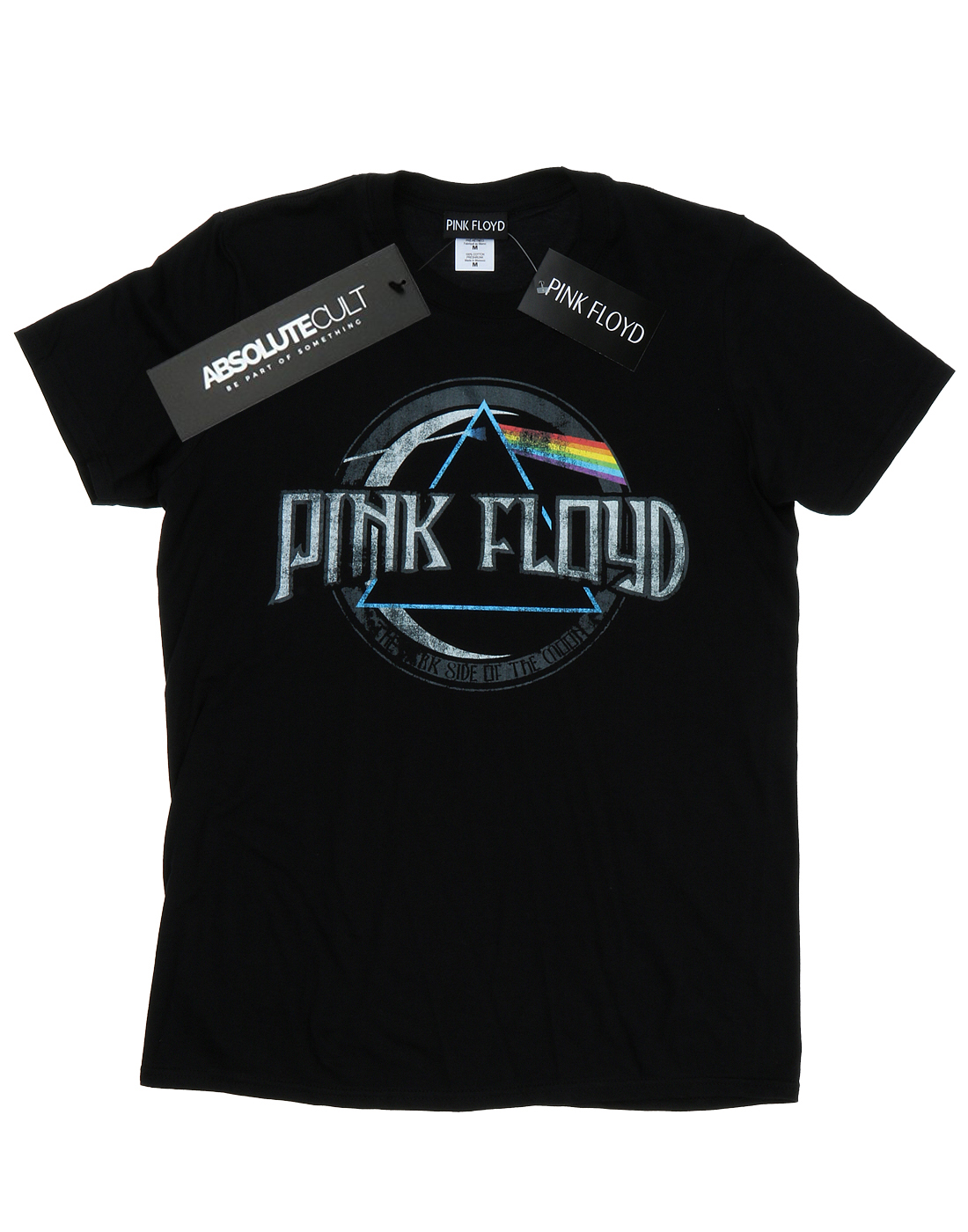 Pink Floyd Girls Dark Side Of The Moon Circular Logo T-Shirt - Picture 7 of 21