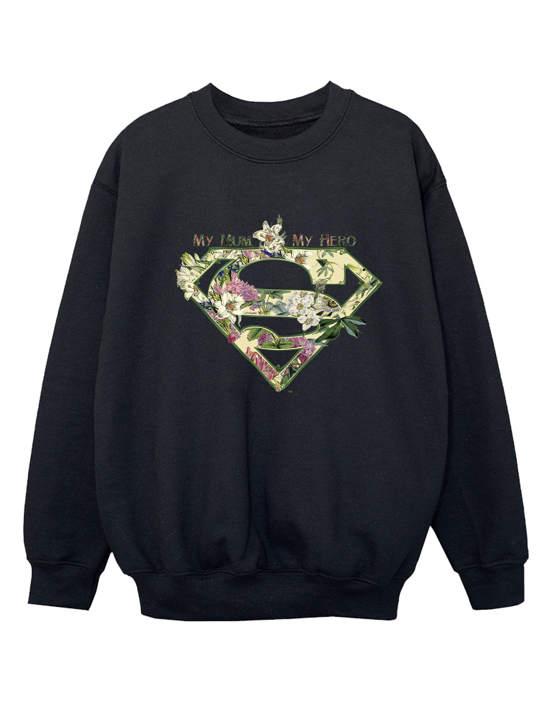 DC Comics Girls Superman My Mum My Hero Sweatshirt - Picture 6 of 16