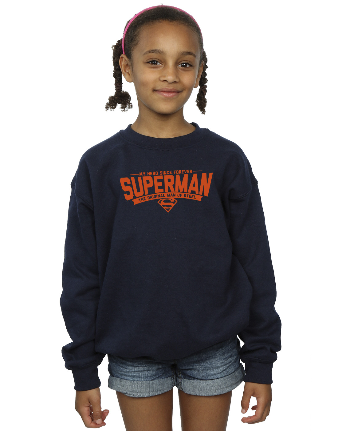 DC Comics Girls Superman Hero Dad Sweatshirt - Picture 8 of 16