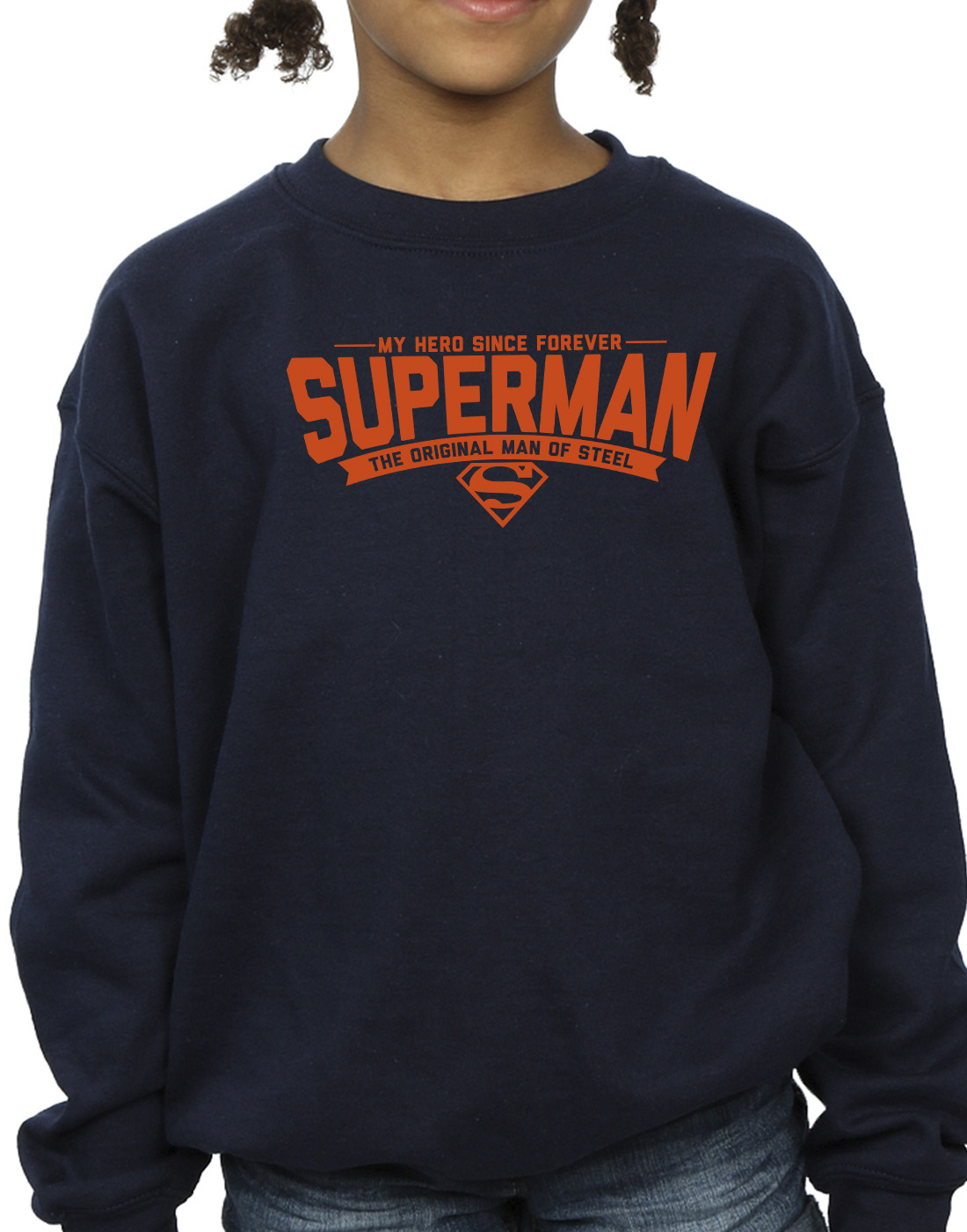 DC Comics Girls Superman Hero Dad Sweatshirt - Picture 10 of 16