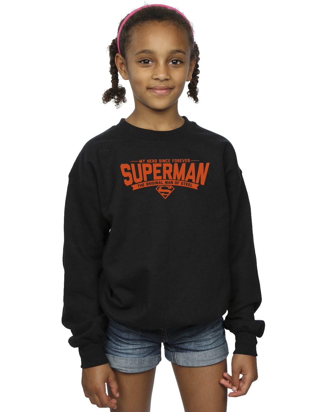 DC Comics Girls Superman Hero Dad Sweatshirt - Picture 5 of 16