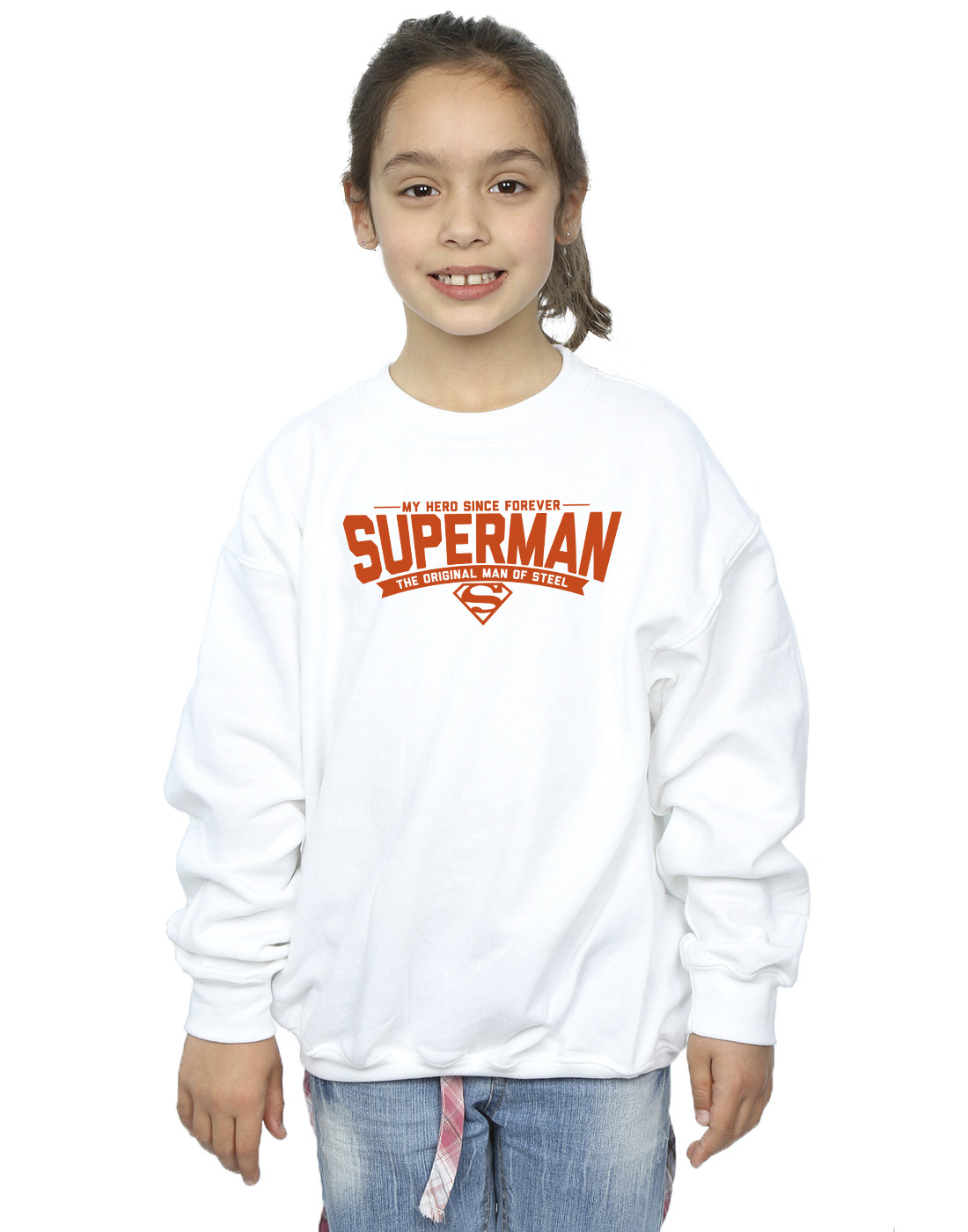 DC Comics Girls Superman Hero Dad Sweatshirt - Picture 14 of 16