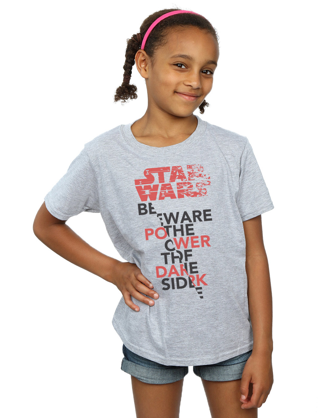 Star Wars Girls The Last Jedi Power Of The Dark Side T-Shirt - Picture 10 of 17