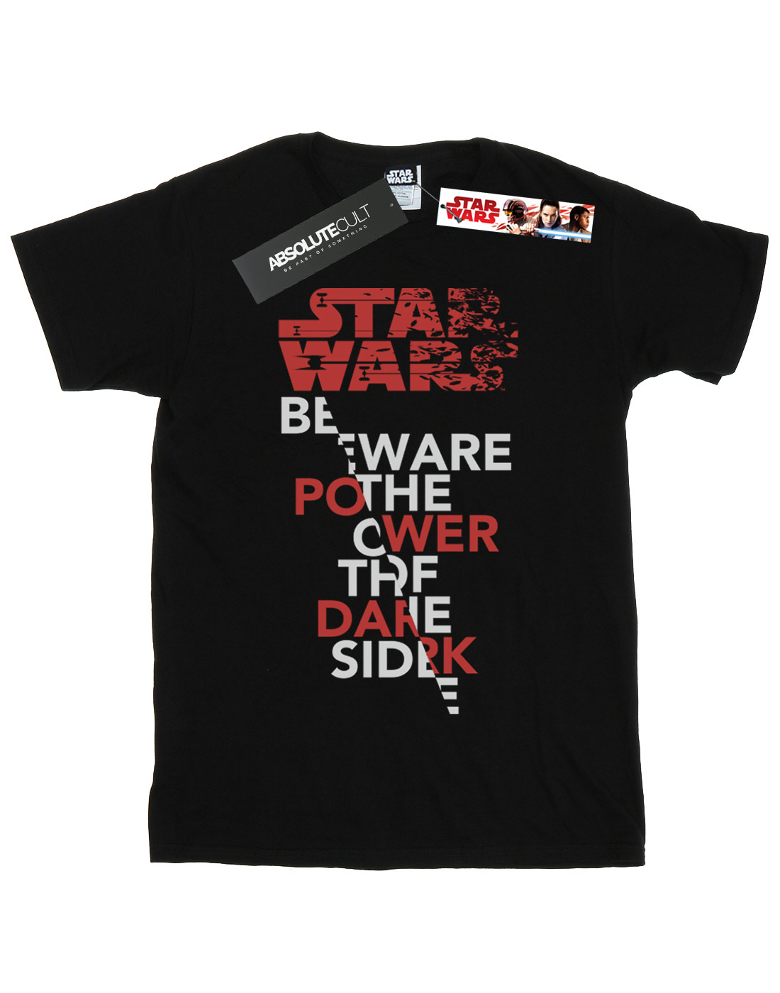Star Wars Girls The Last Jedi Power Of The Dark Side T-Shirt - Picture 7 of 17