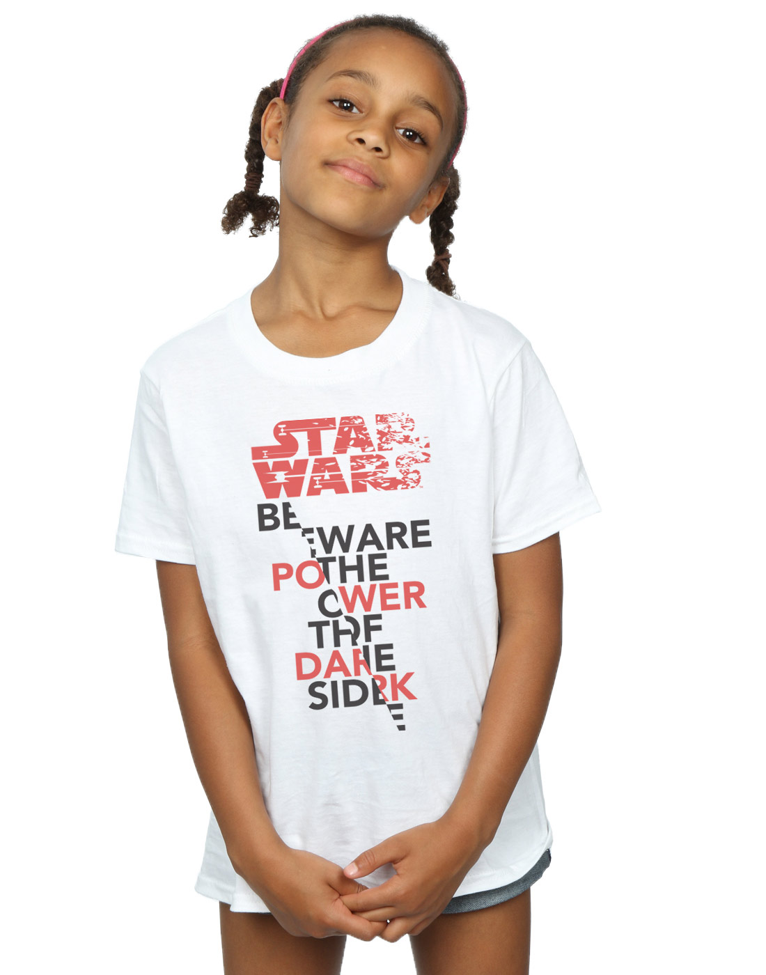 Star Wars Girls The Last Jedi Power Of The Dark Side T-Shirt - Picture 14 of 17